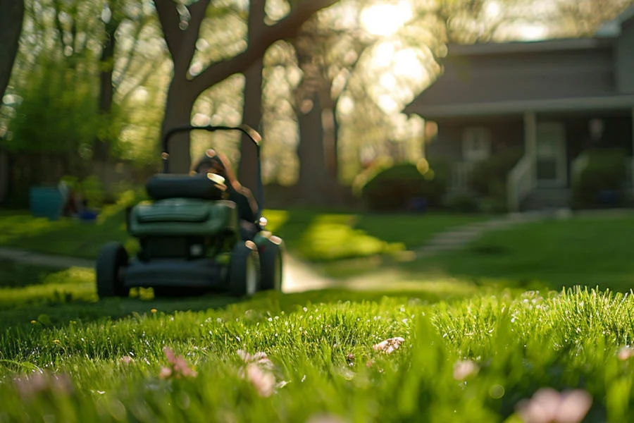 self propelled lawn mower